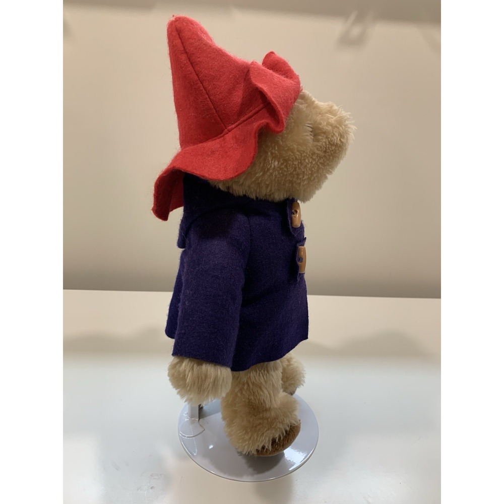 Vintage Paddington Bear 14" Plush Stuffed Animal Toy Eden 1975 1981 Coat Hat EUC - Picture 5 of 7